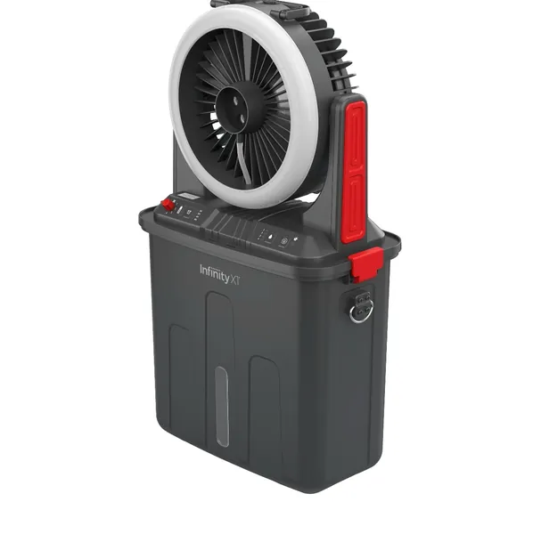 Infinity X1 Solar Misting Fan with LED
